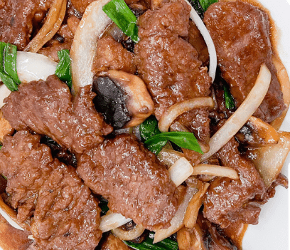 Mongolian Beef with Mushroom - Large (feed 8-10)