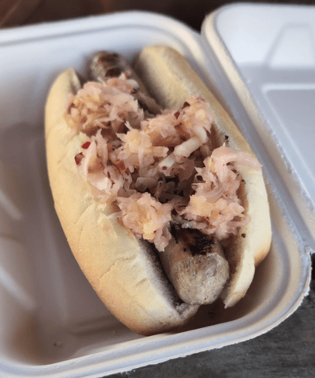 Sausage with Apple Kraut