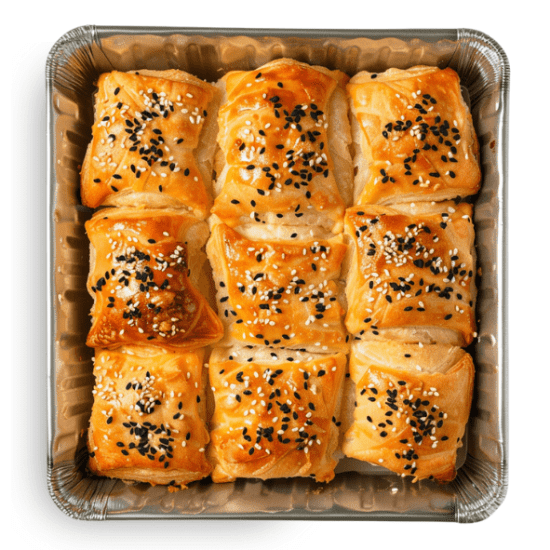 Three Cheese Puff Pastries (12 pieces)