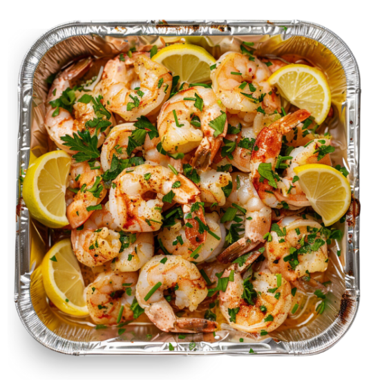 Garlic Herb Shrimp Scampi with Butter Wine Sauce (45 Pieces)