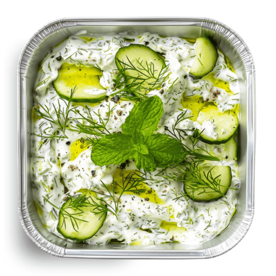 Shaved Cucumber Tzatziki with Fresh Herbs & Meyer Lemon Oil (32 oz.)