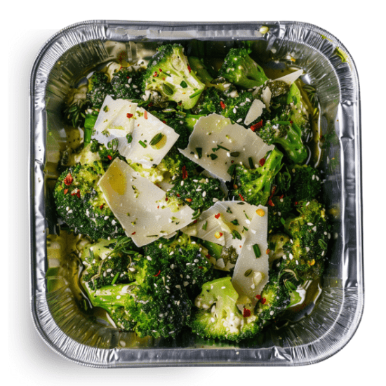 Charred Broccolini Salad with Roasted Garlic Aioli & Shaved Parmesan (32 oz.)