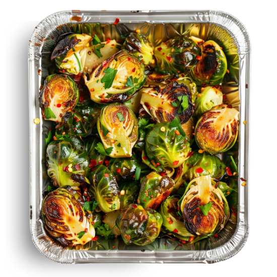 Charred Brussels w/ Truffled Glaze  (3 lbs.)