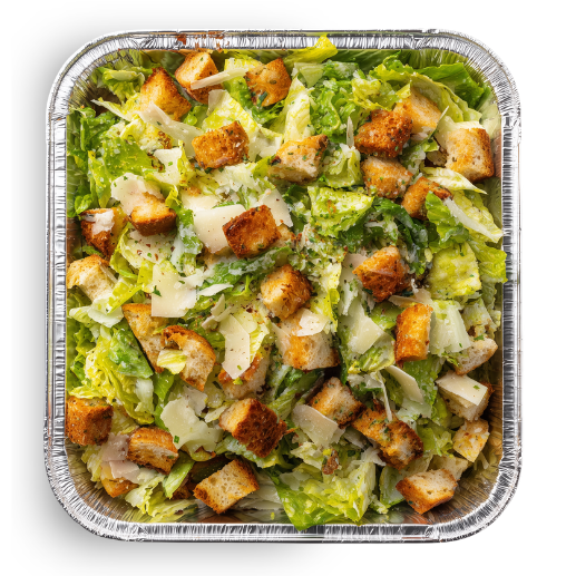 Cabbage Cesar with Ginger Tahini Dressing & Herb Butter Croutons