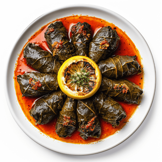 Stuffed Grape Leave w/ Rice, Onions & Herbs (16 pieces)