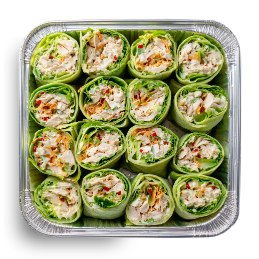Chicken Salad Rolls with Chopped Onions & Cilantro (16 Pieces)