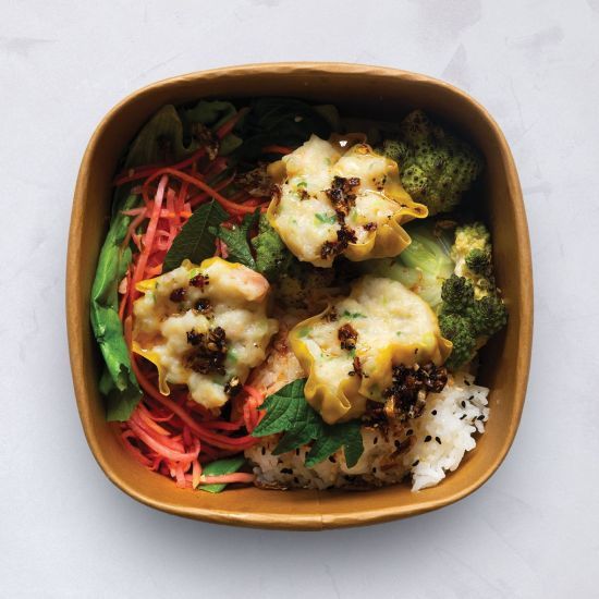 Prawn Dumpling with Crispy Chilli Oil